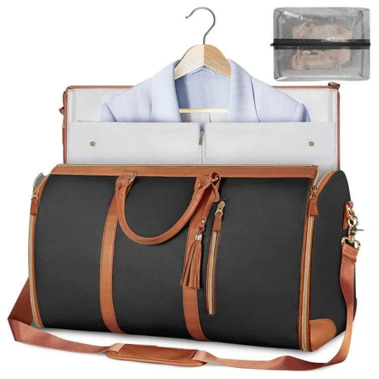 Large Capacity Travel Duffle Bag Women's Handbag Folding Suit Bag Waterproof Clothes Totes - Bellarte Enchanté Large Capacity Travel Duffle Bag Women's Handbag Folding Suit Bag Waterproof Clothes Totes